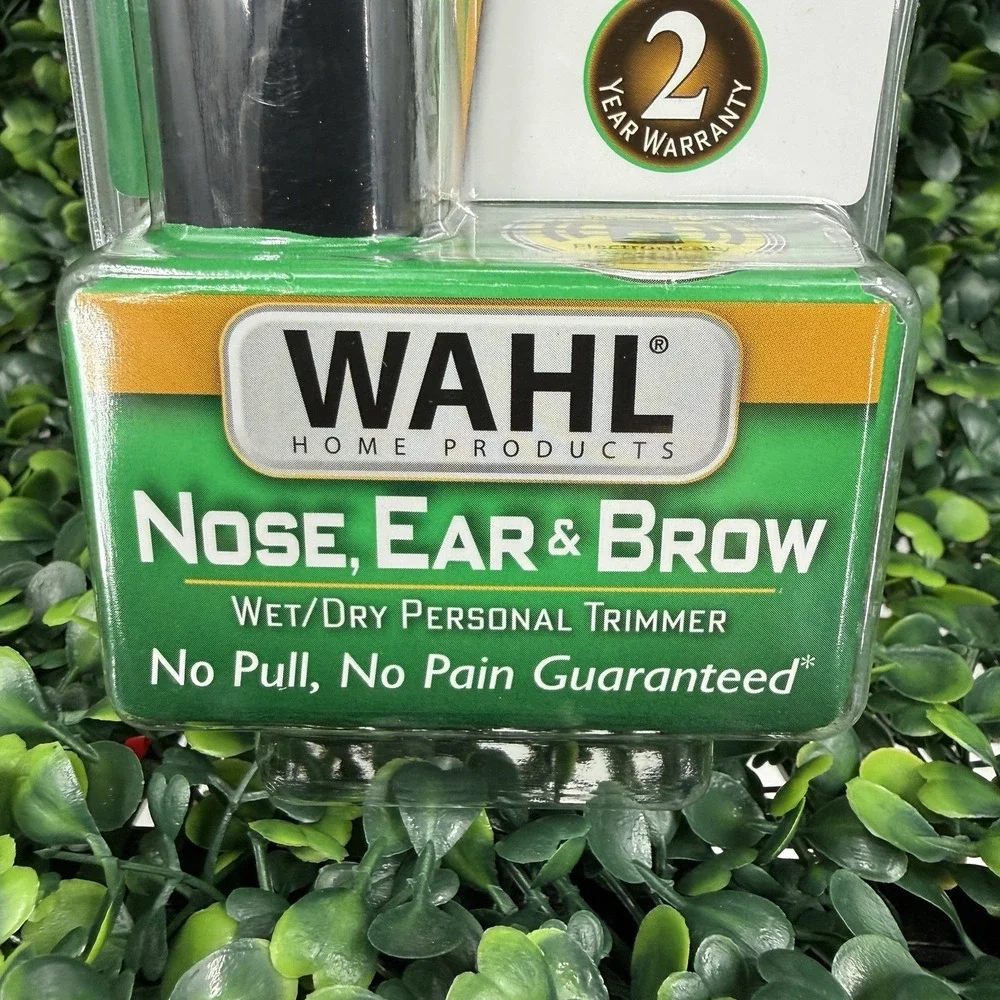 Wahl Nose Ear & Brow Wet/Dry Hair‎ Trimmer Rinsable Eyebrow Comb Grooming